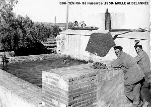 096- Tenira- Algerie- 9e hussards-1958- Molle et Delannee